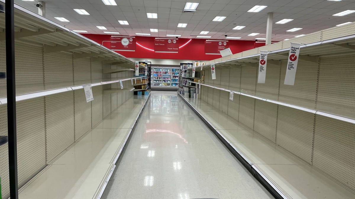 Don't count on finding toilet paper on your next run to Target or Walmart. COVID-19 panic buying is on a roll again