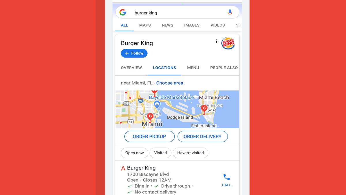 Burger King rolls out feature to let customers order straight from Google search, Maps, Google Pay