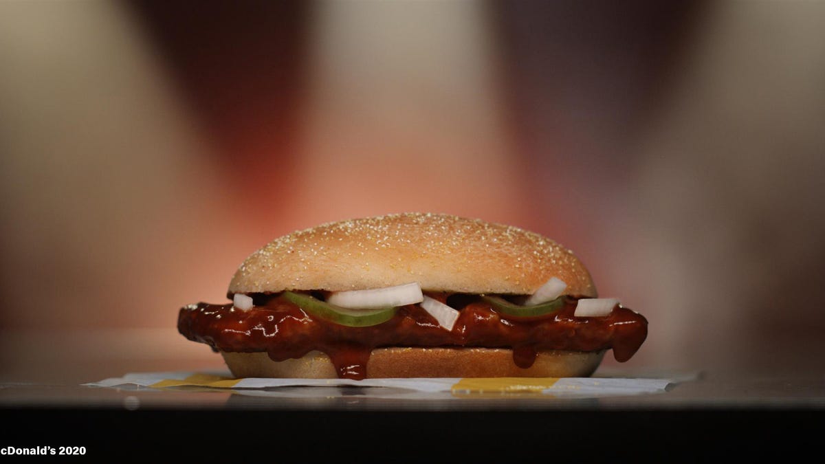 McDonald's McRib is back at restaurants nationwide Wednesday: 'The sauciest moment of the year is here'