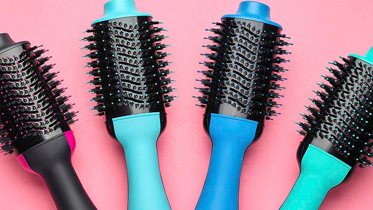 The famed Revlon One-Step hair dryer is back in stock for Christmas delivery—and on sale