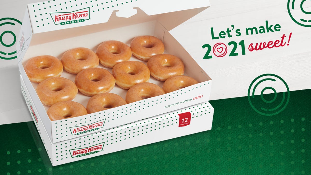 Krispy Kreme rings in 2021 with 'Four Days of Glaze' doughnut deal: Get two dozens for $12 through Sunday