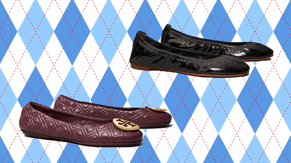 You can get Tory Burch flats for more than 50% off right now at the Semi-Annual Sale