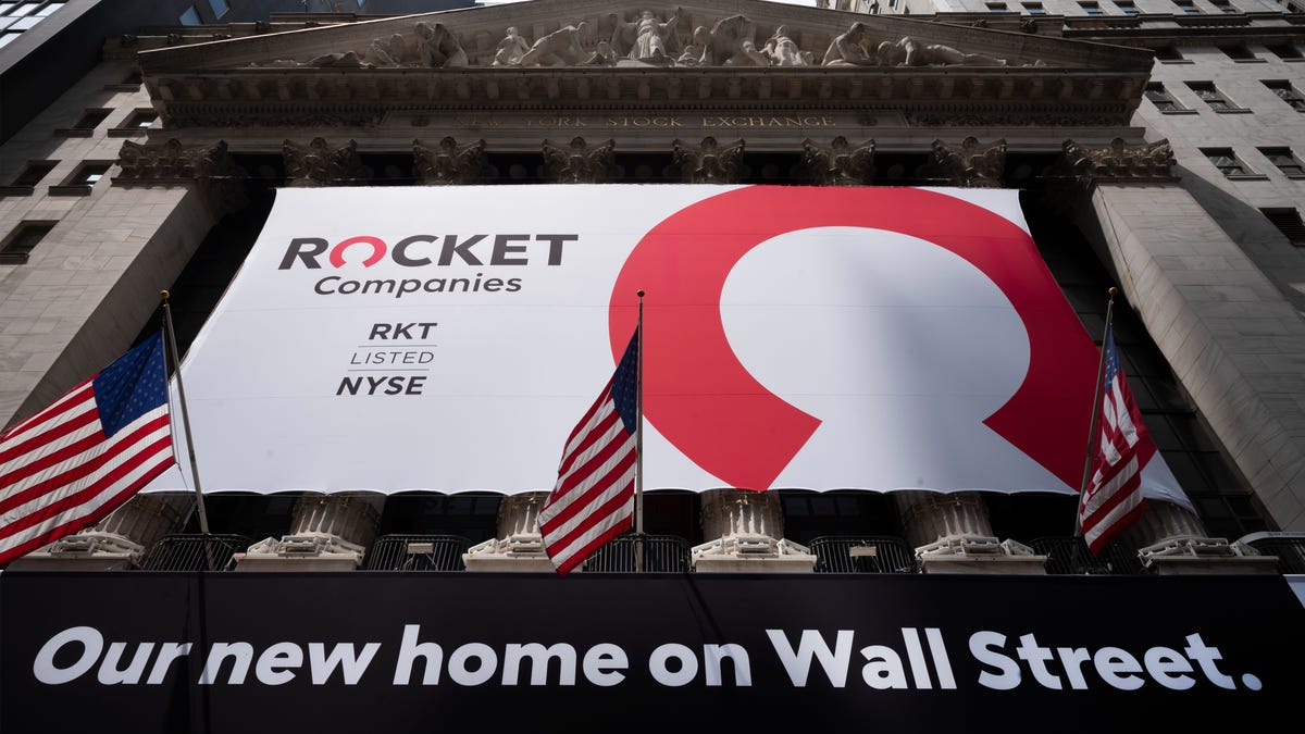 Rocket Companies stock soars 70% on speculative trading, mirroring GameStop rally