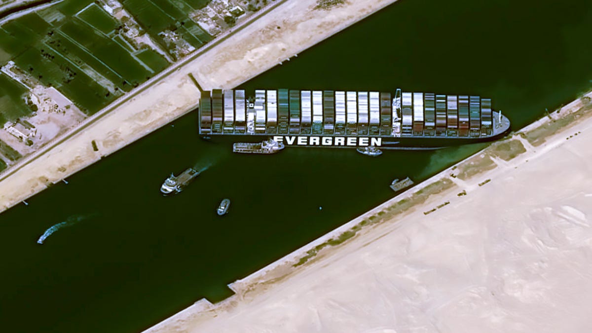 Suez Canal blockage could intensify shipping delays, lead to shortages of toilet paper, coffee and other consumer goods