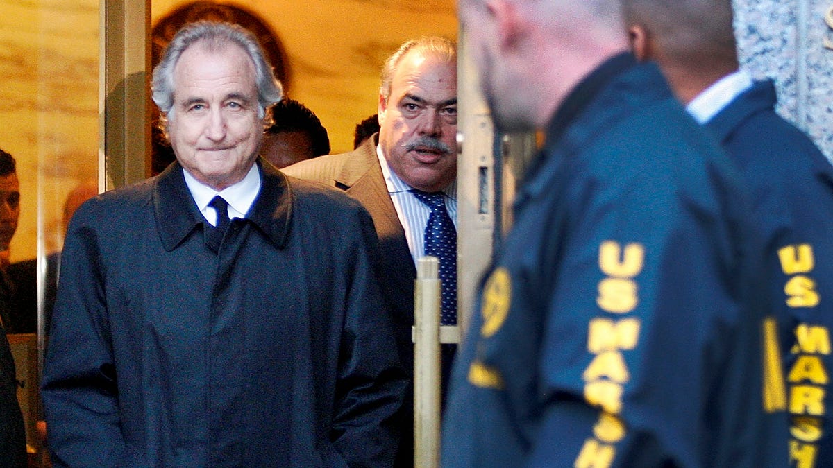 Who are some of the celebrities scammed in Bernie Madoff's Ponzi scheme?