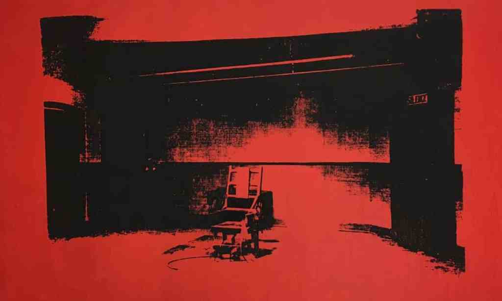 Alice Cooper to Auction Unauthenticated Warhol Electric Chair Painting