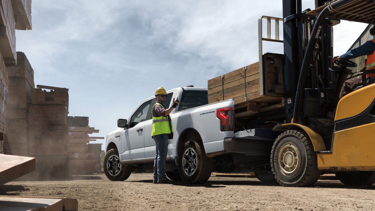 Ford debuts Ford F-150 Lightning Pro electric pickup aimed at work-truck buyers