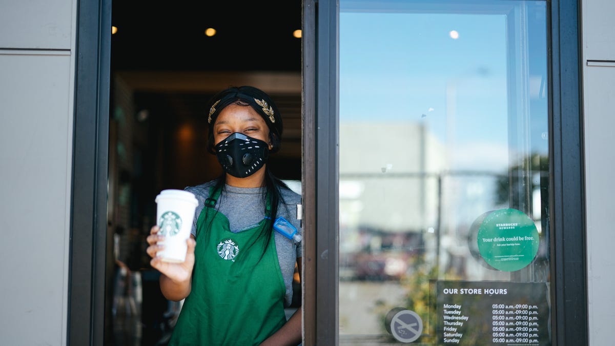 Starbucks makes masks optional for vaccinated customers starting Monday, except where local mandates remain